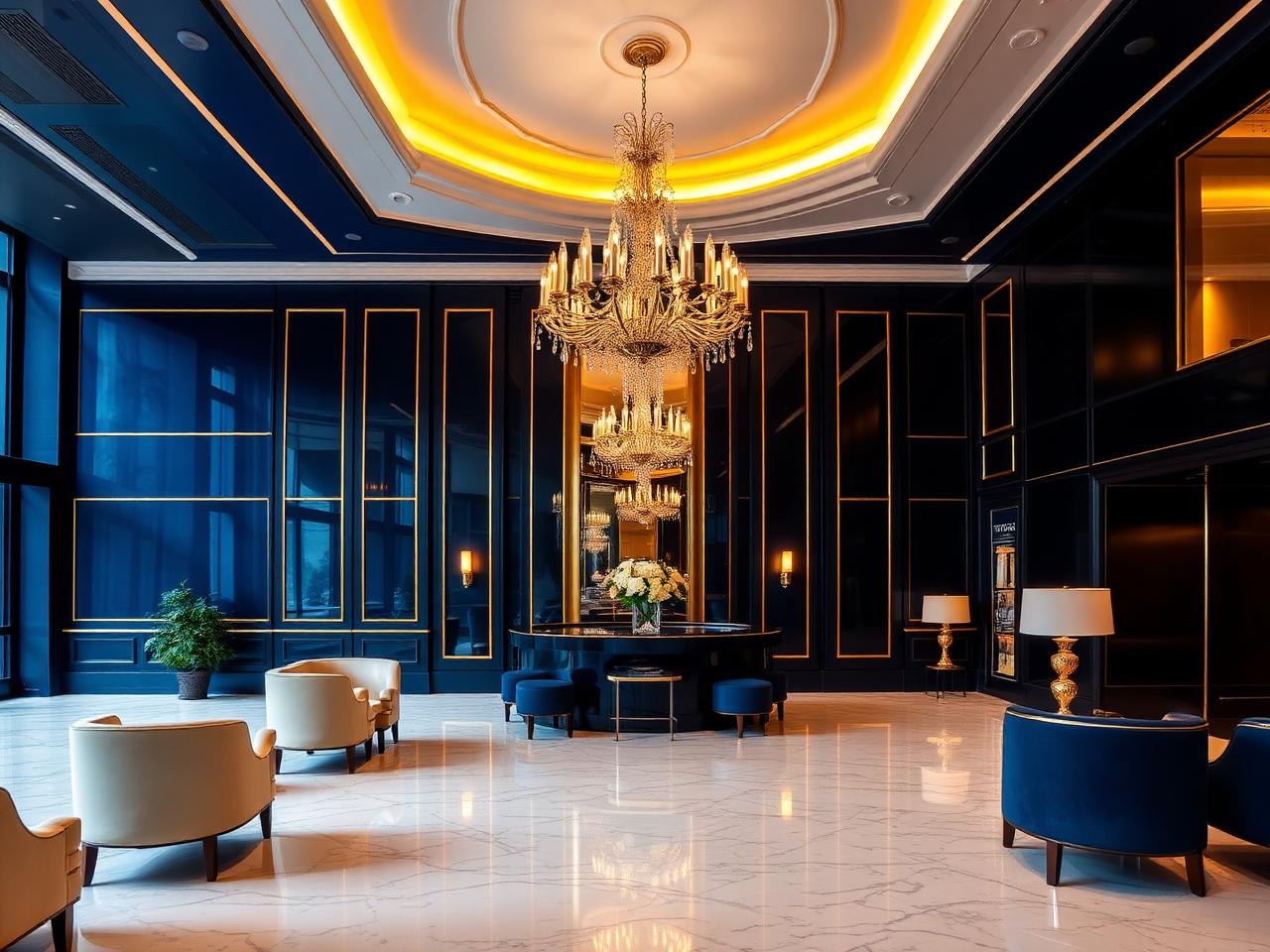 Hall d'hôtel 5 étoiles